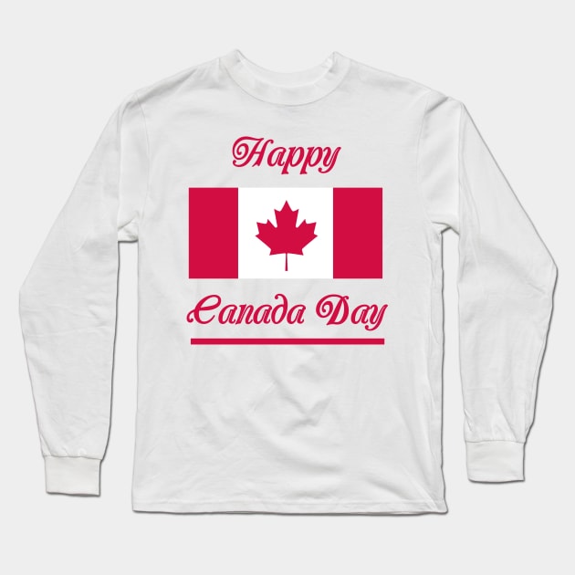 Happy Canada Day 2017 Long Sleeve T-Shirt by vladocar